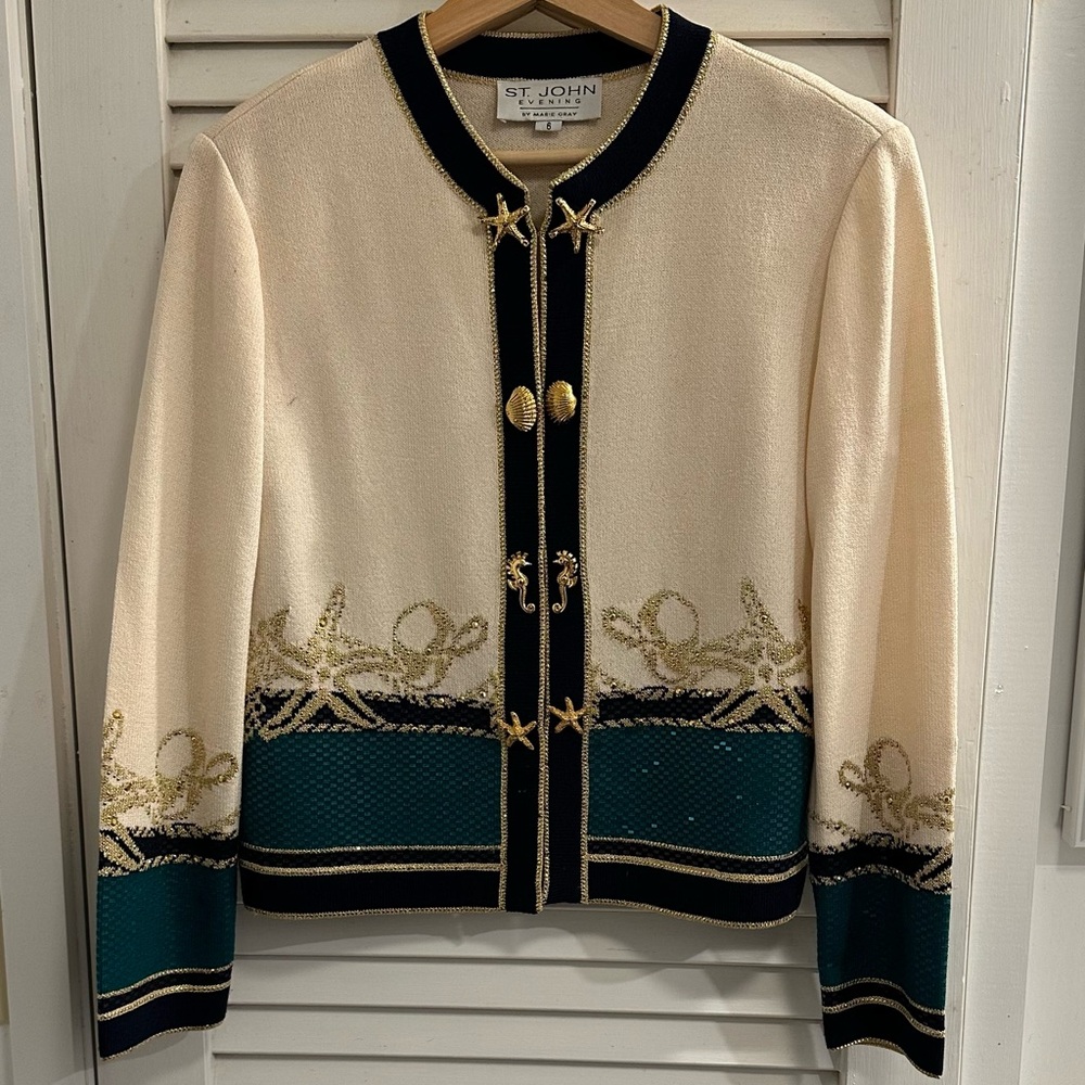 St John Evening Knit Cardigan